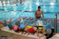 幼兒游泳體驗課  踢水速度比賽